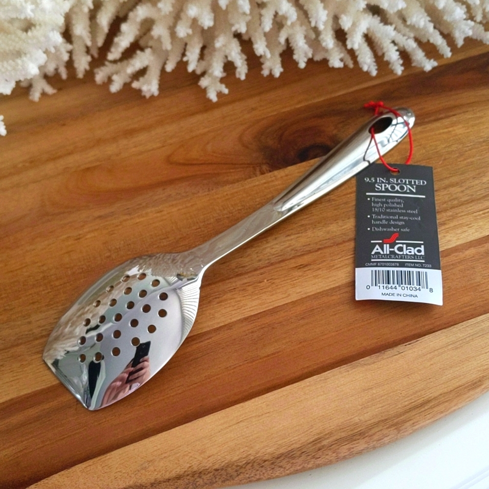 All-clad 🔥NWT🔥 slotted serving spoons ❤️ NEVER USED! Still has tags! A+ - Picture 4 of 8
